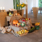 geschm&uuml;ckter Erntedank-Altar