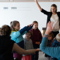 Die Kinder habe einen Erntedank-Auff&uuml;hrung gehalten. 