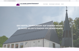 Foto Jubiläumshomepage Kreuzkirche Bad Abbach