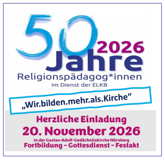 Logo 50 Jahre Religionspädagoginnen
