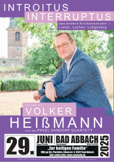 Veranstaltungsplakat von Volker Heißmann