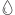 Symbol eines Tropfens für Taufe